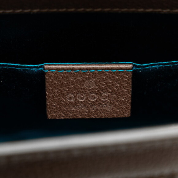 Authentic Gucci GG Supreme Ophidia Chain Shoulder Bag - Picture 6 of 8